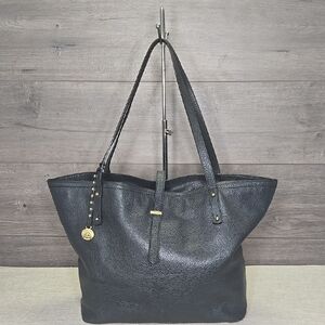 Brahmin Black Leather Tote Bag